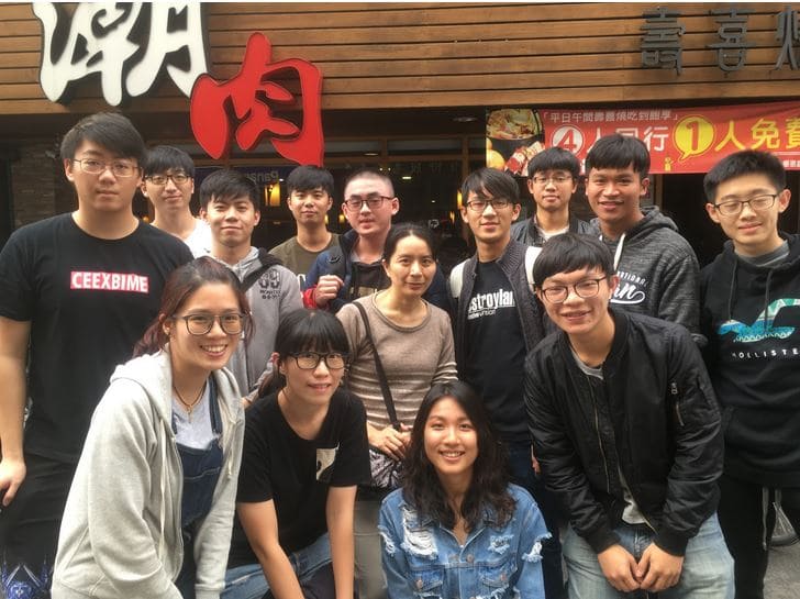 Dinner with our advisor (Chao Rou Sukiyaki)